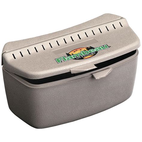 metal copper belt bait box|belt fishing box case.